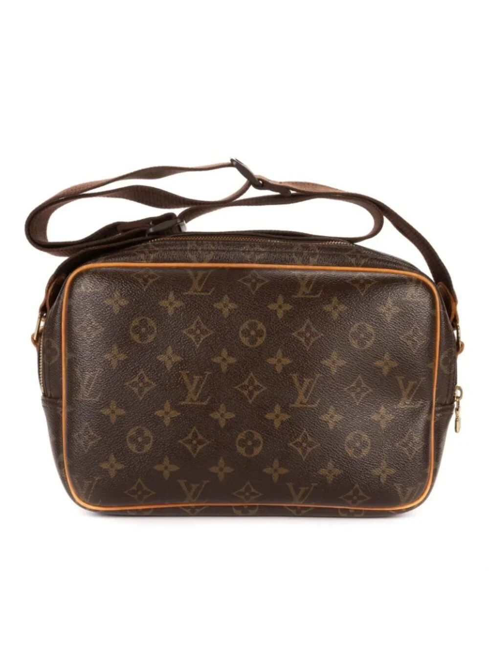 Louis Vuitton Reporter Brown Monogram Canvas Shoulder